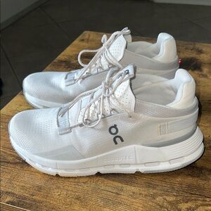 On Running Cloudnova 2 White Running Shoes 9